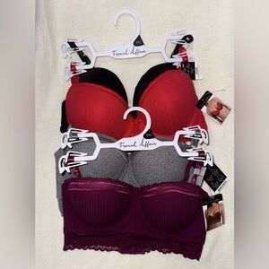 French Affair Bra Bundle (4pcs) - Multi-Color - Size 34C